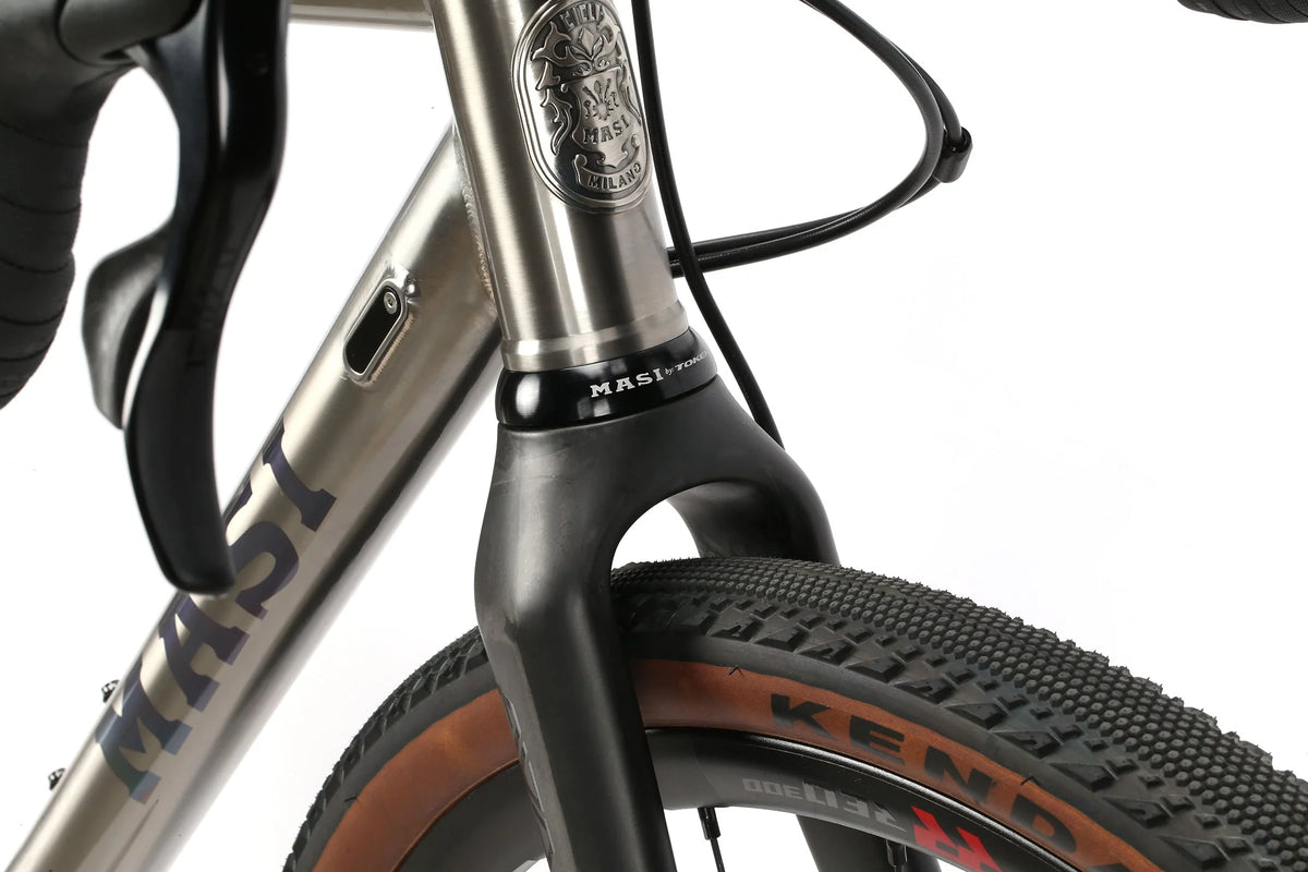 Masi Incanto Campy EKAR Raw Ti. 54cm – Bikes Not Bombs