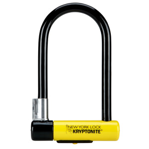 Kryptonite, New York STD (DD), U-Lock, Key, 101x203mm, 4''x8'', Thickness in mm: 16mm, Yellow
