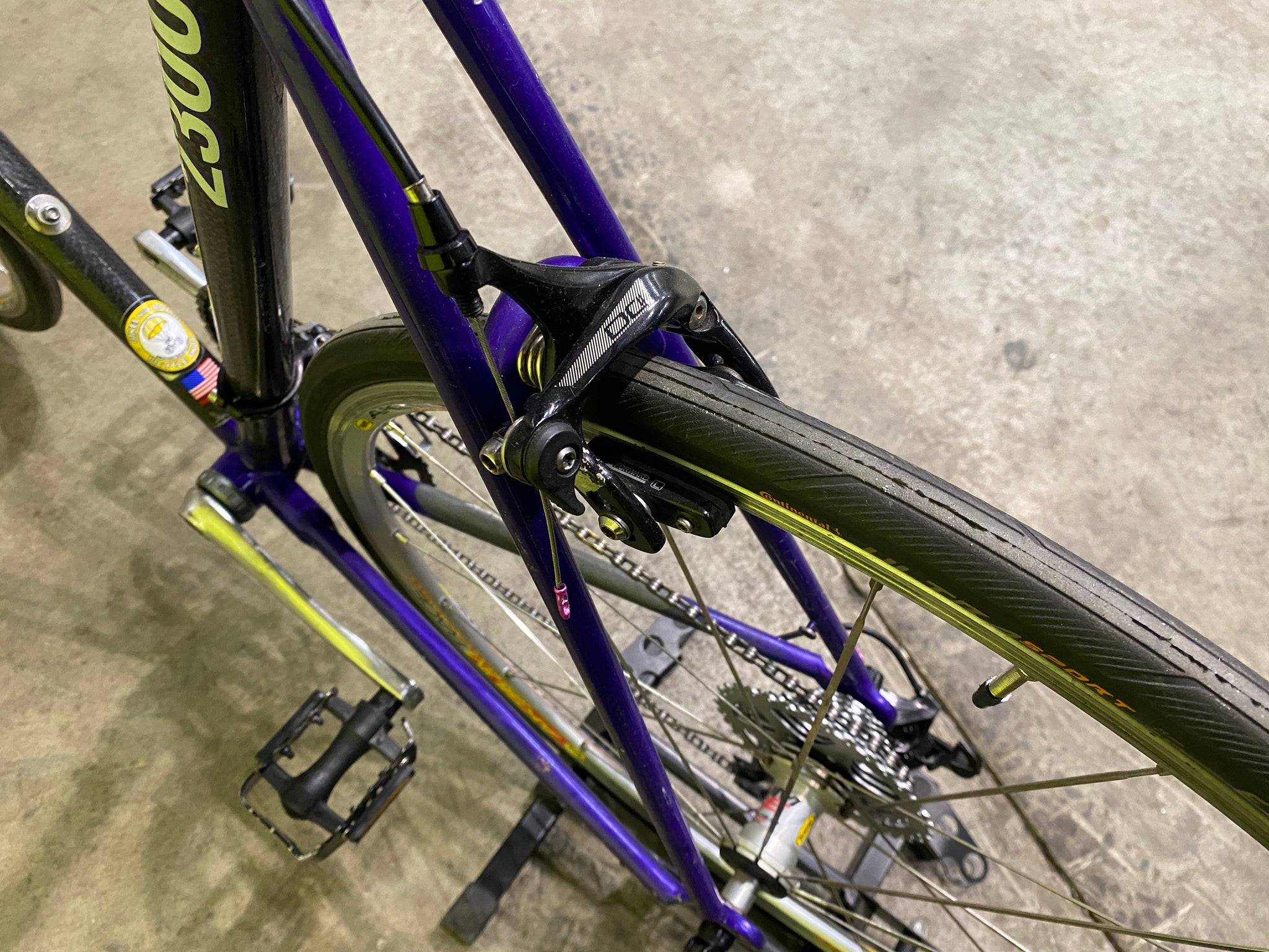trek 2300 bicycle 55cm21"/Trek Composite 2300/Purple-Carbon/Hybrid – Bikes Not Bombs