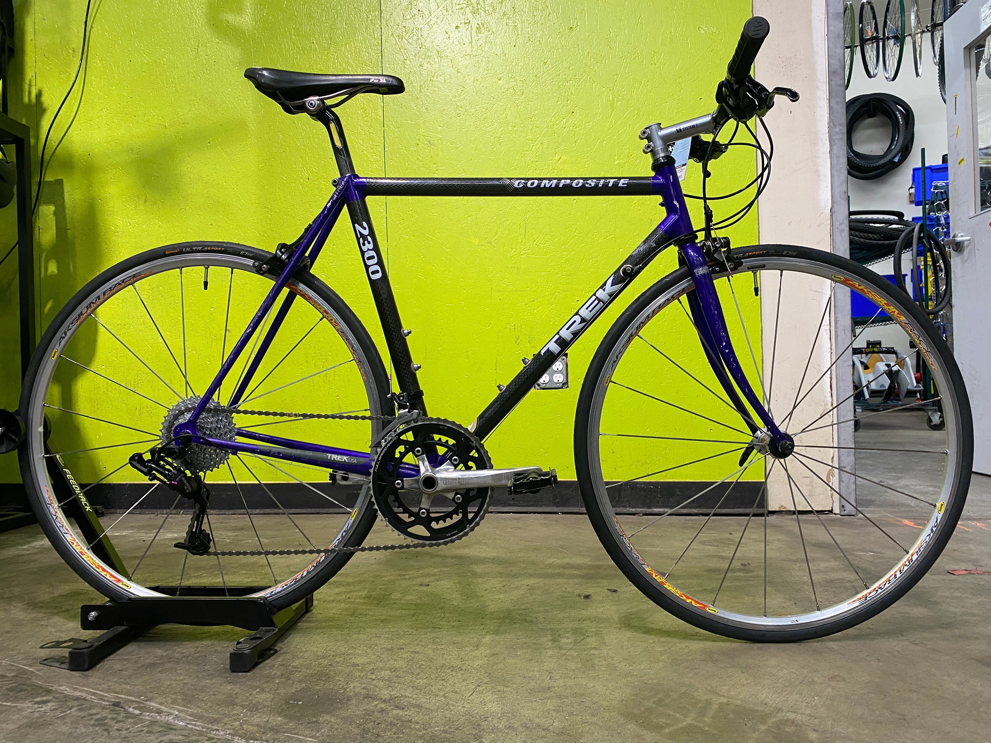 trek 2300 bicycle Carbon Road Bike Shimano 600 2x8 John's Bicycle Restorations: Bill's 1992