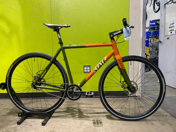 55cm State Gravel Bike Orange/ Green