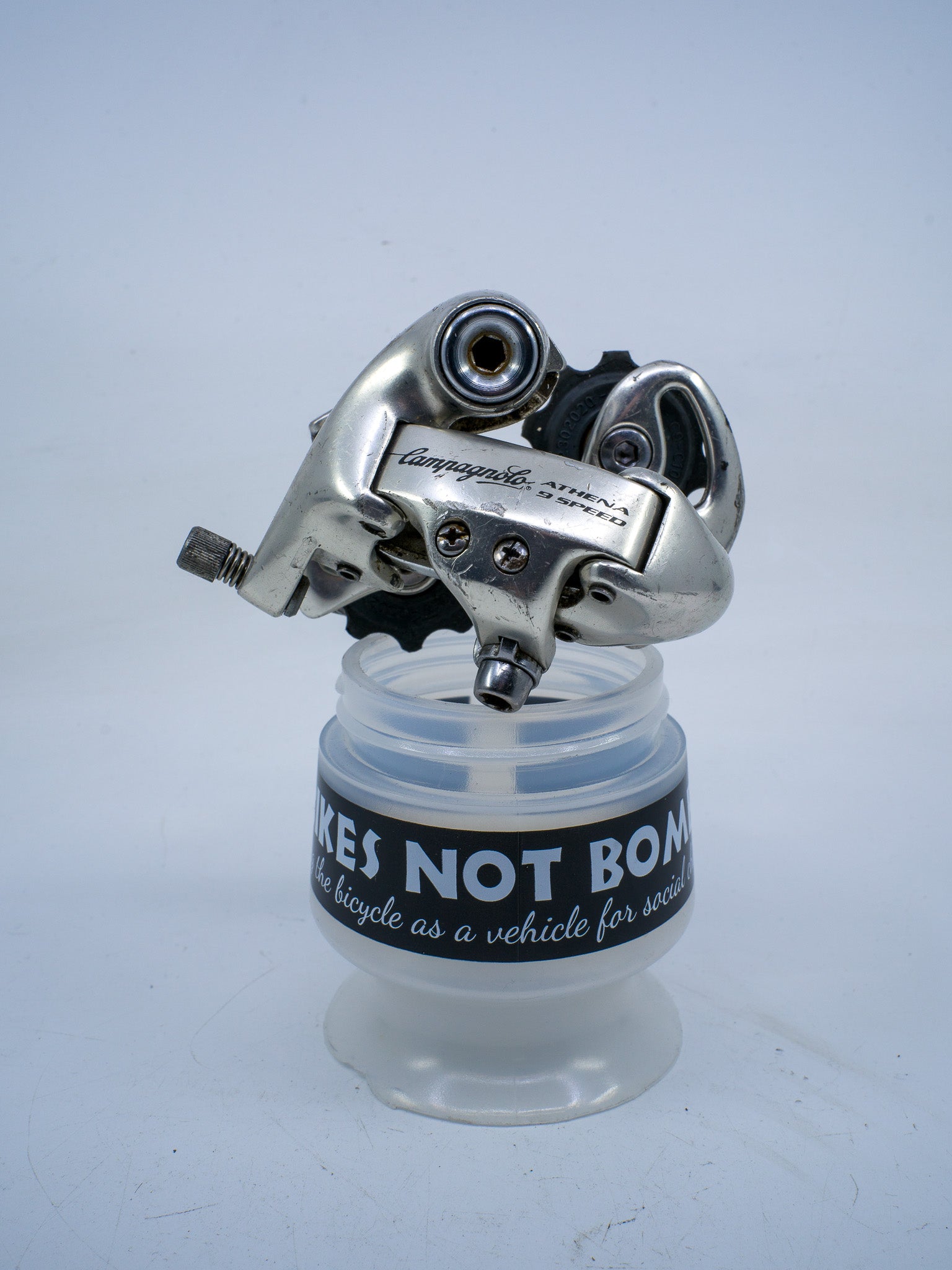Campagnolo Athena 9 Speed Short Cage Rear Derailleur – Bikes Not Bombs