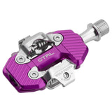 Wolf Tooth CTRL Trail Clipless Pedals - Dual Sided Clipless, Alloy, 9/16", Ultraviolet Purple, Pair, Shimano SPD