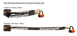 Kryptonite, New York Cinch Ring Chain 1213 & EV Disc, Chain Lock, Key, 12mm, 130cm, 4.3', Black