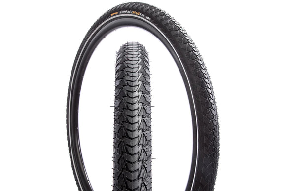Continental Contact Plus Tire - 700 x 28, Clincher, Wire, Black/Reflex, SafetyPlus Breaker, E50