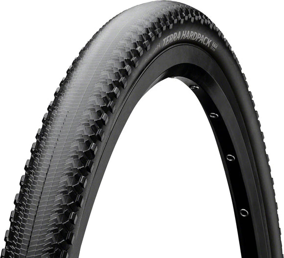 Continental Terra Hardpack Tire - 700 x 50, Tubeless, Folding, Black, BlackChili, PureGrip, ShieldWall System