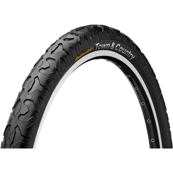 Continental Town and Country Tire - 26 x 1.9, Clincher, Wire, Black, 84tpi