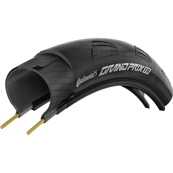 Continental Grand Prix TR Tire - 700 x 30, Tubeless, Folding, Black, BlackChili