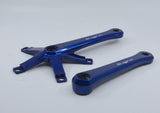 sugino 75 track crank set blue 165mm 144bcd