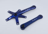 sugino 75 track crank set blue 165mm 144bcd