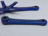 sugino 75 track crank set blue 165mm 144bcd