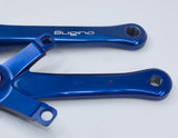 sugino 75 track crank set blue 165mm 144bcd