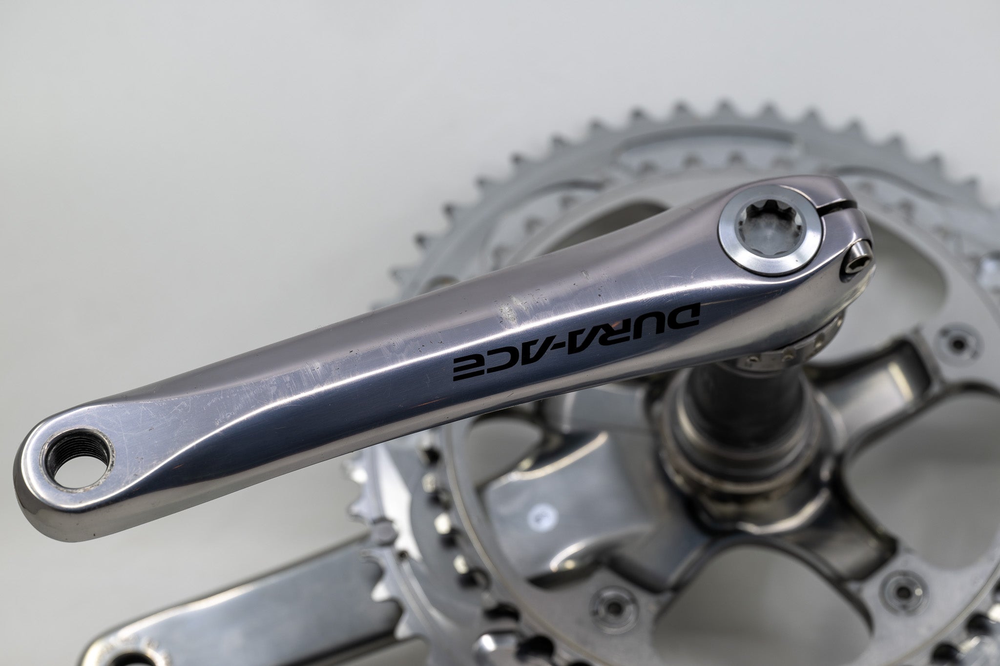 shimano dura ace fc-7800 crank set 175mm 53/42 w/ english bb