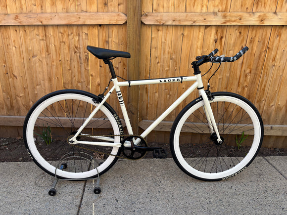 S.E. //Lager // Single Speed // White // 50cm – Bikes Not Bombs