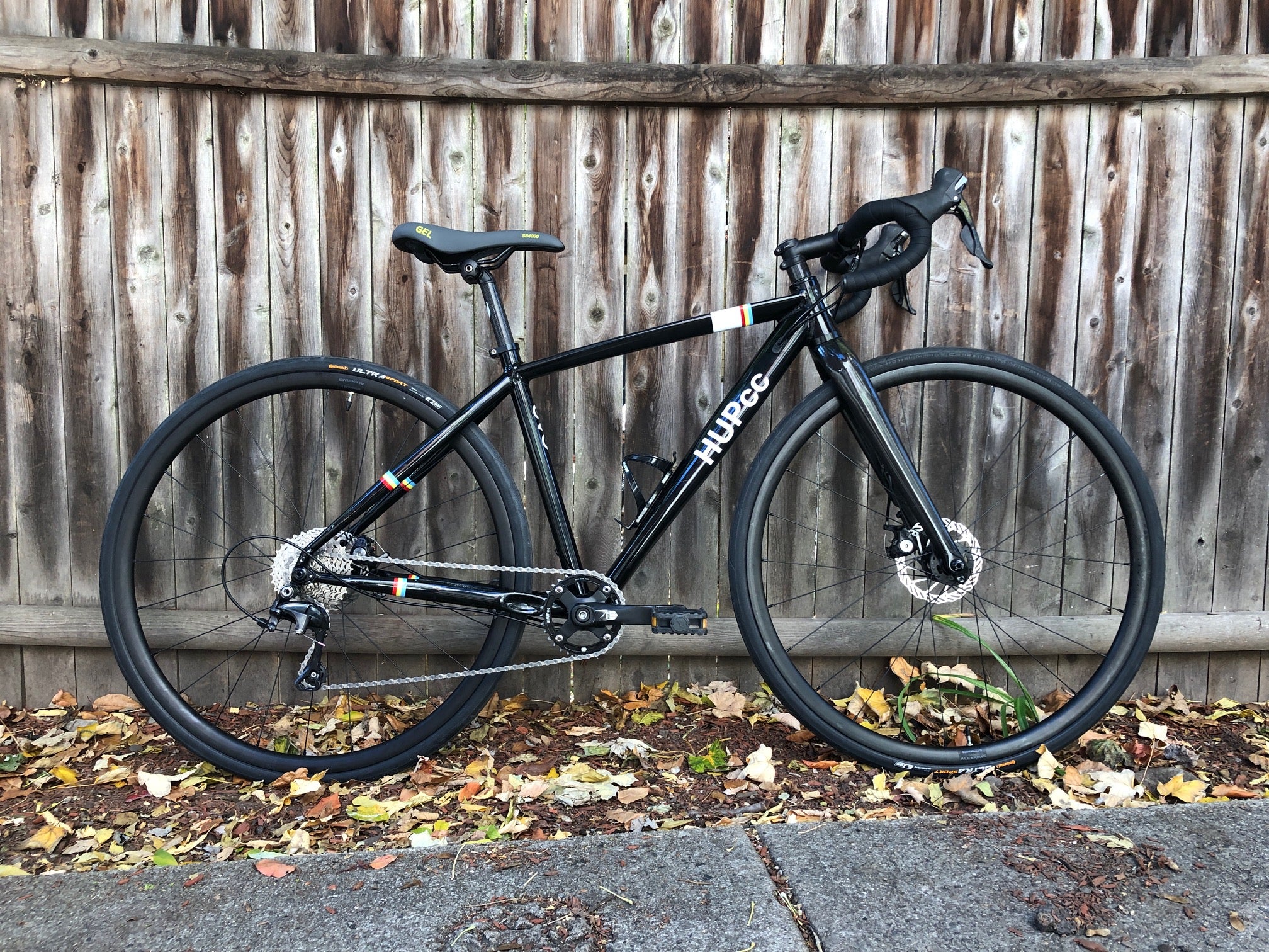 gravel bike 49 cm 49cm/ 19.5" Hup Black Road Bike – Bikes Not Bombs