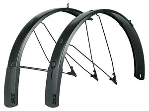 SKS Bluemels 75mm U Long Fender Set, Black (27.5/29 x 2.25-2.6)