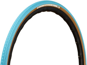 Panracer 700x43c GRAVELKING FOLDING SEMI SLICK TURQUOISE BLUE/BLACK TUBELESS