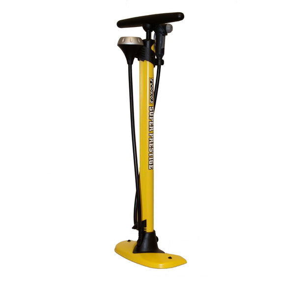 Pedro's Floor Pump Super Prestige Professional, Yellow