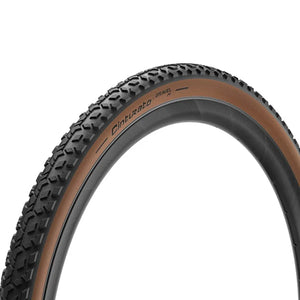 Pirelli, Cinturato Gravel M, Gravel Tire, 700x45C, Folding, Tubeless Ready, SpeedGrip, ArmourTech, 127TPI, Tanwall