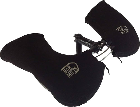 Bar Mitts Mountain / Commuter Pogie Handlebar Mitten: LG Black