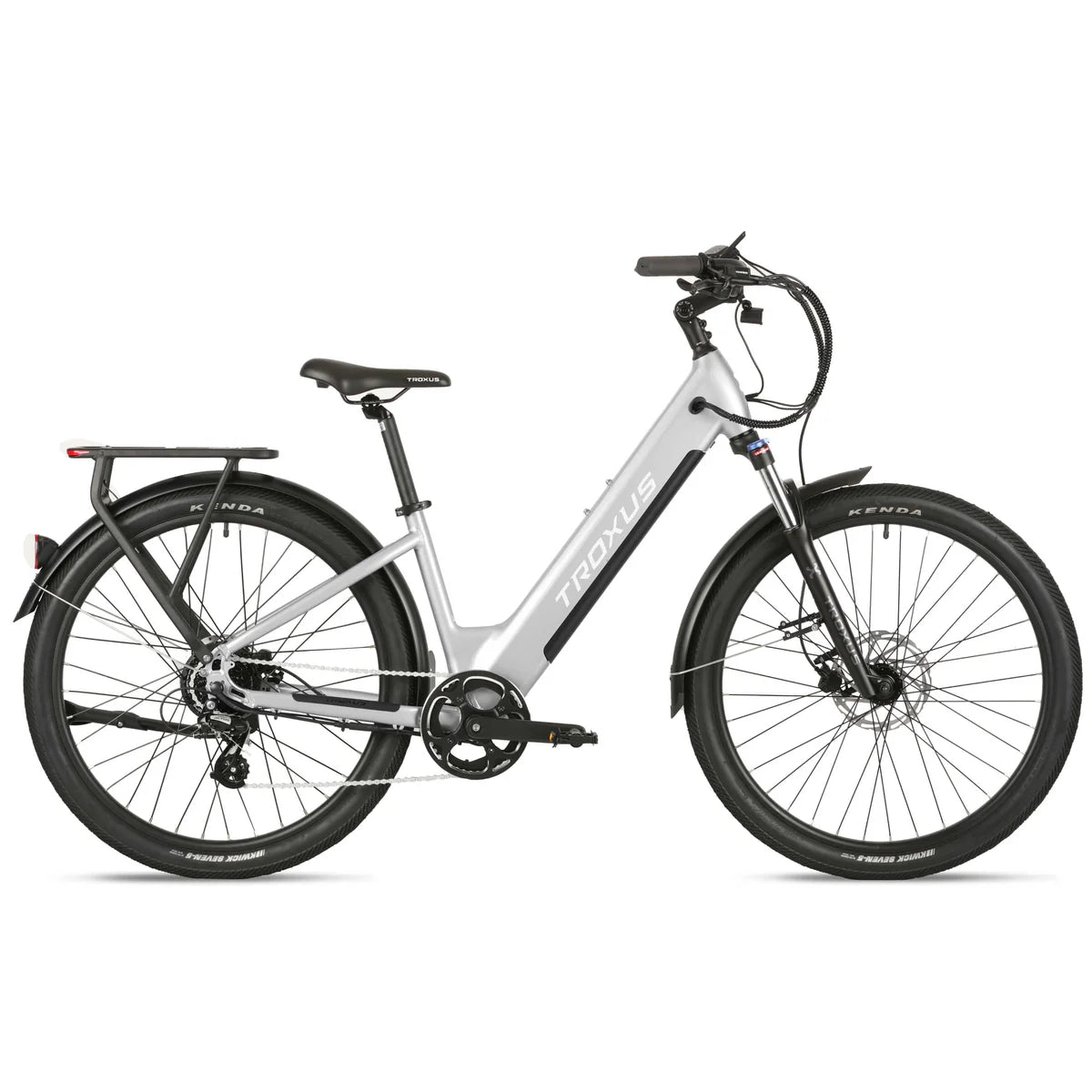 e mountainbike cross Troxus Trax LT Step-Thru Class 2 E-Bike – Bikes Not Bombs