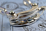 NOS Dia-Compe Caliper Brake, Front, Silver, Center Pull, Recessed Nut