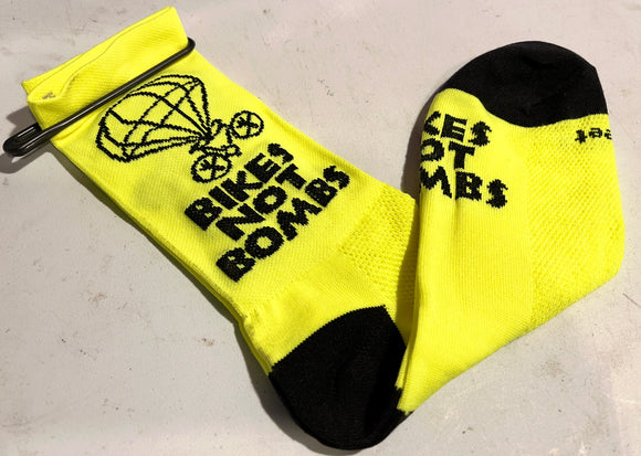 DeFeet BNB Socks Neon Yellow Small