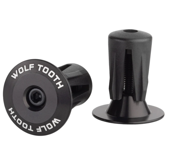 Wolf Tooth Alloy Bar End Plugs - Black