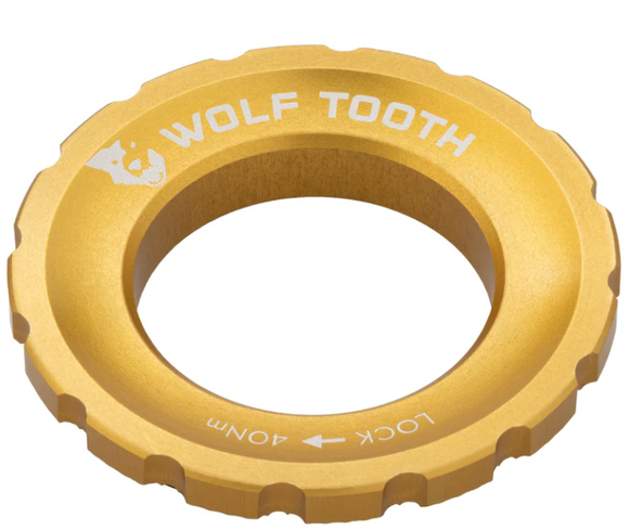 Wolf Tooth CenterLock Rotor Lockring - Gold