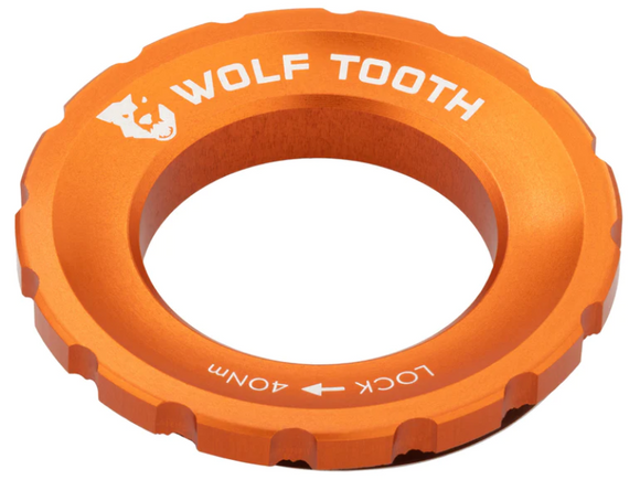 Wolf Tooth CenterLock Rotor Lockring - Orange