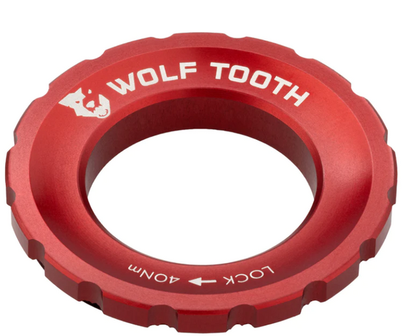 Wolf Tooth CenterLock Rotor Lockring - Red