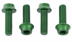 Wolf Tooth Water Bottle Cage Bolts, 4pc - Green